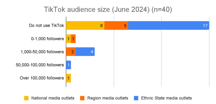 Visual representation of Tiktok audience size 